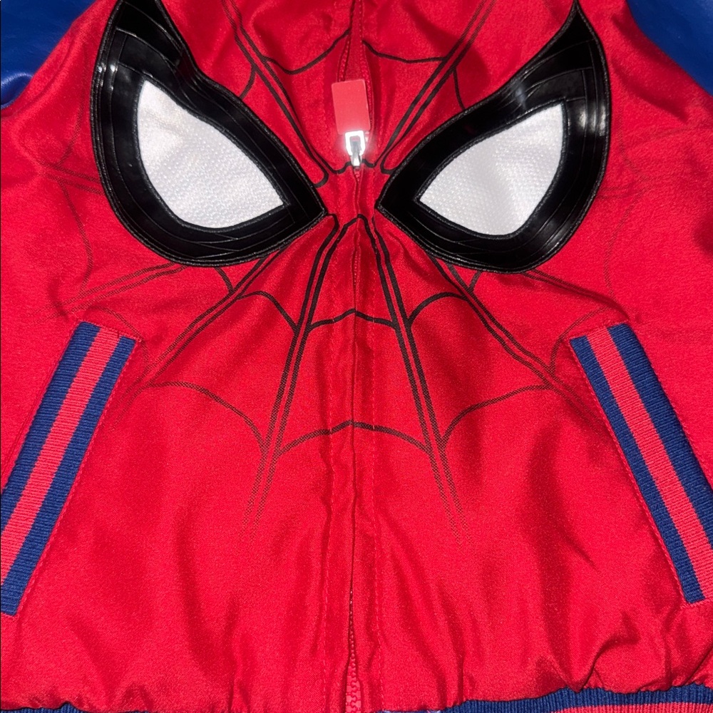 90’s‎ Spider Man Red and Blue Varsity Jacket - Picture 3 of 7